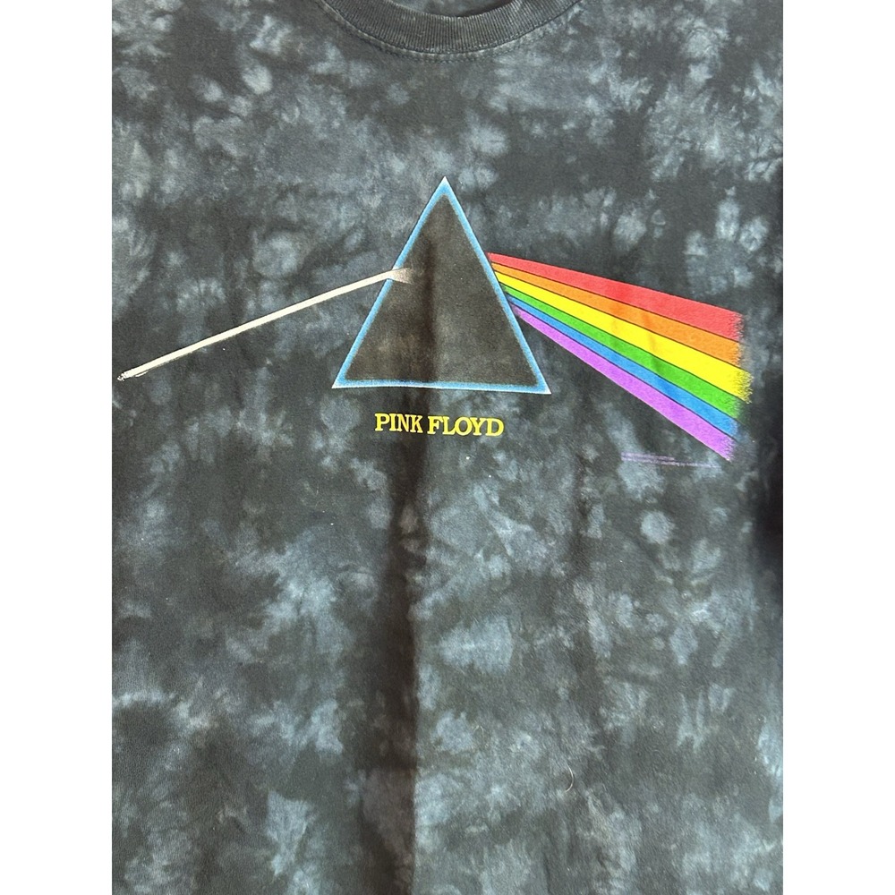 Vintage Pink‎ Floyd Dark Side of the Moon T-Shirt Hand Dyed by Sundog Men's 2XL